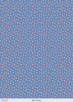 pikku-ruusut-kangas-sininen-puuvillasatiini-kangaskauppa-viikuna-50-x-70-cm