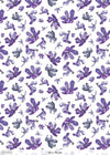 Blossom-kangas, violetti, pellava