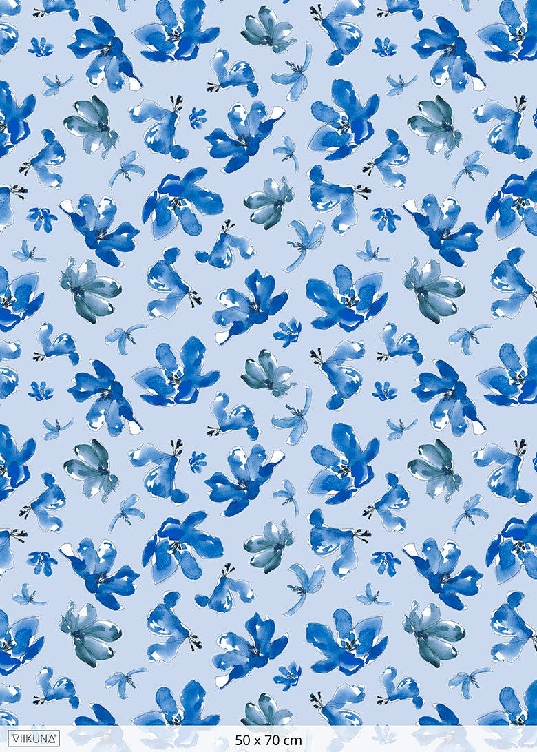 blossom-kangas-sininen-joustocollege-kangaskauppa-viikuna-50x70-cm