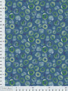 Mehikasvi-kangaspala, sinivalkoinen, college, 100 cm