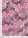Olivia-kangas, violetti, luomupuuvillatrikoo