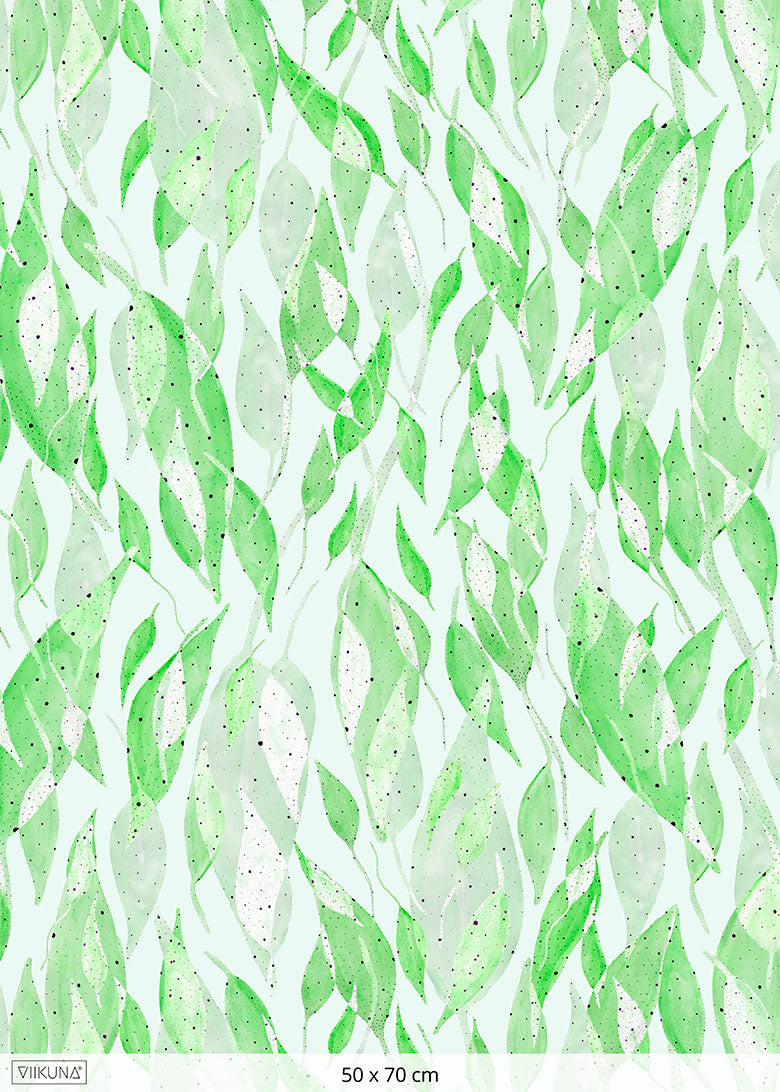 solina-kangas-vihreä-puuvillatrikoo-viikuna-50x70-cm