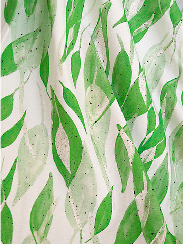Laguuni-kangaspala, vaaleanvihreä, puuvillatrikoo, Öko-tex, 100 cm