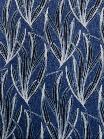 Purjehdus-puuvillakangas, sininen