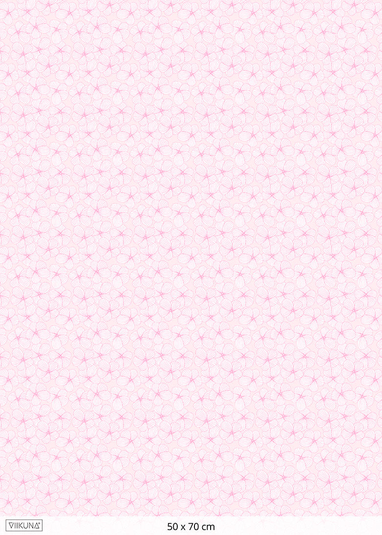kukkaketo-kangas-vaaleanpunainen-puuvillatrikoo-viikuna-50x70-cm