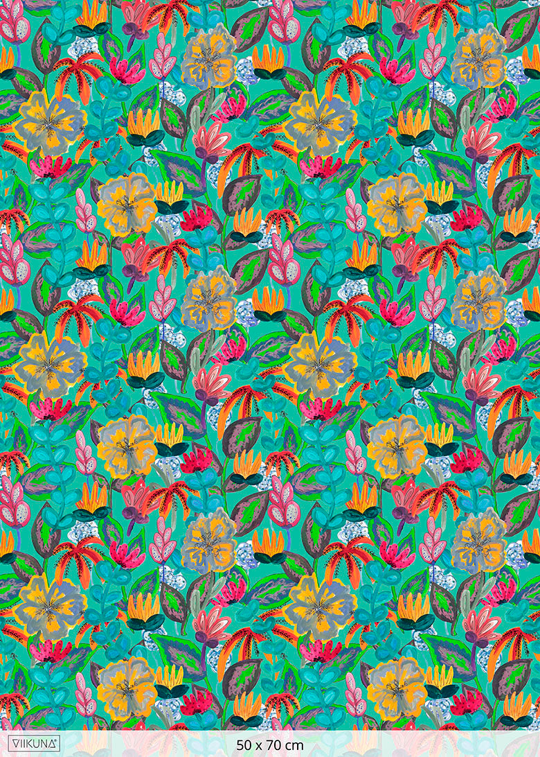 viidakossa-collegekangas-vihreä-viikuna-50x70-cm