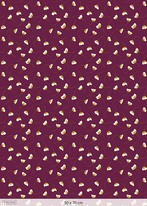 villakko-kangas-luumunpunainen-puuvillatrikoo-50x70-cm
